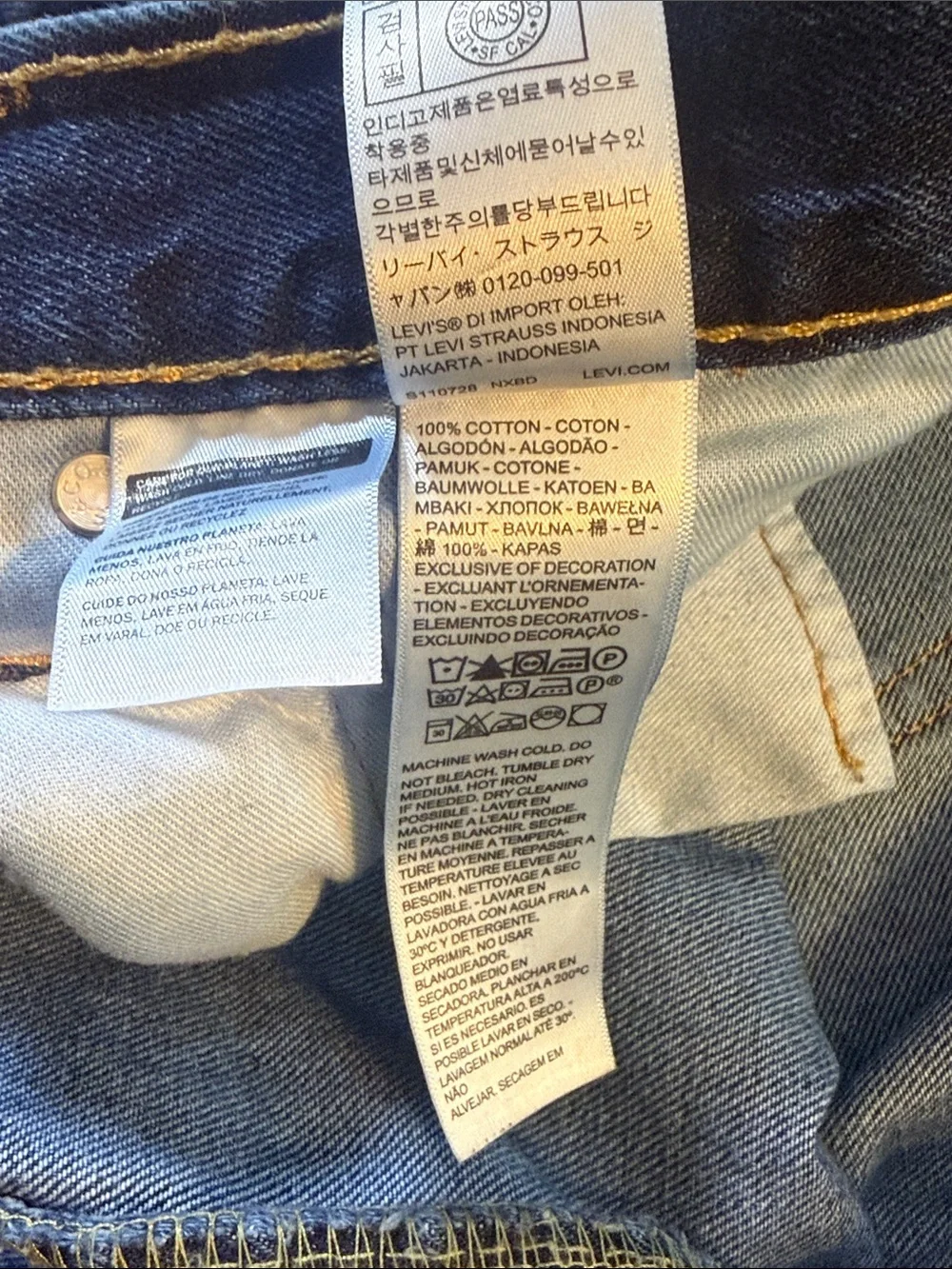 Levi’s 550 Relaxed Fit Jeans 38x32 Blue Denim Classic Y2K Dad Jeans